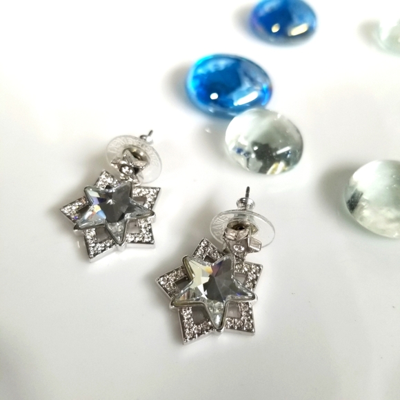 🌟Swarovski All Stars Aligned Drop Earrings Dangle Earrings Fairy Sparkle🌟🌟 - Picture 4 of 8